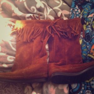 Urban outfitters moccasin boots