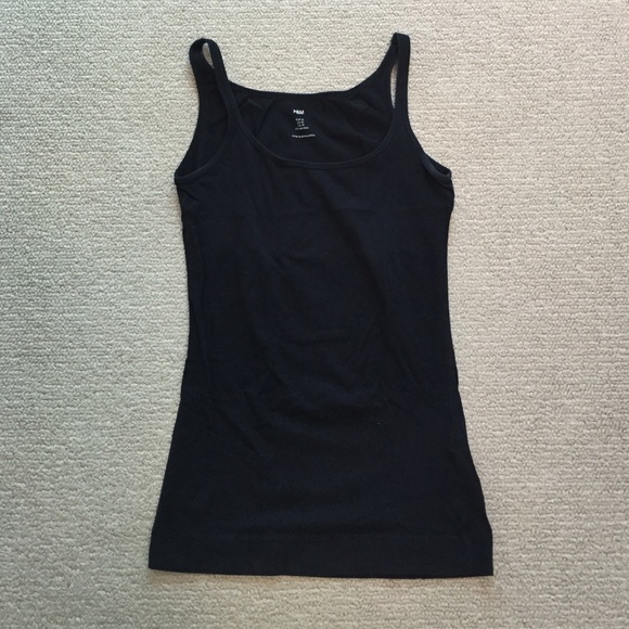Black tank top