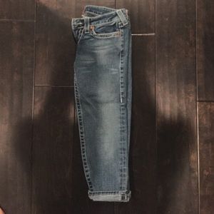 True Religion Jean Ankle Length Capris