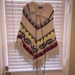 RARE FIND VINTAGE PONCHO!!!