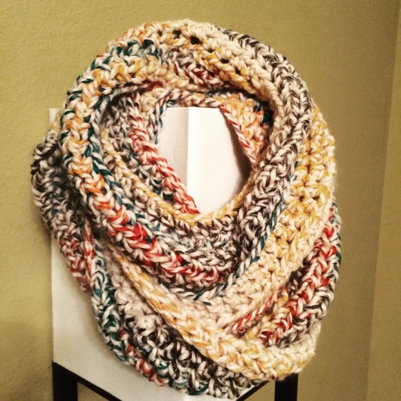 Handmade infinity scarf