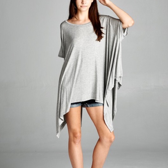 "Chase the Wind" Asymmetrical Tunic Top - Picture 3 of 3