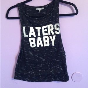 Laters baby muscle tee