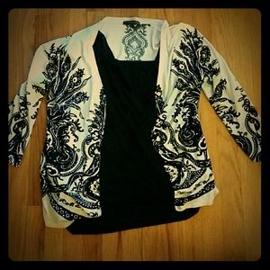 White embellished sweater