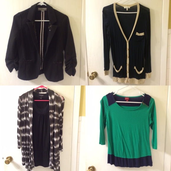 4 Tops for $30.00