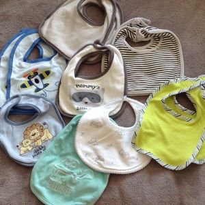 12 baby bibs