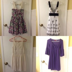 4 Dresses for $40.00