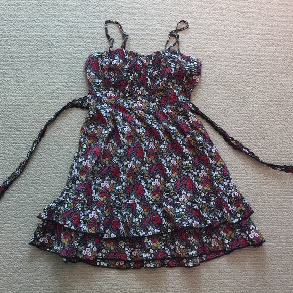 Flower mini dress
