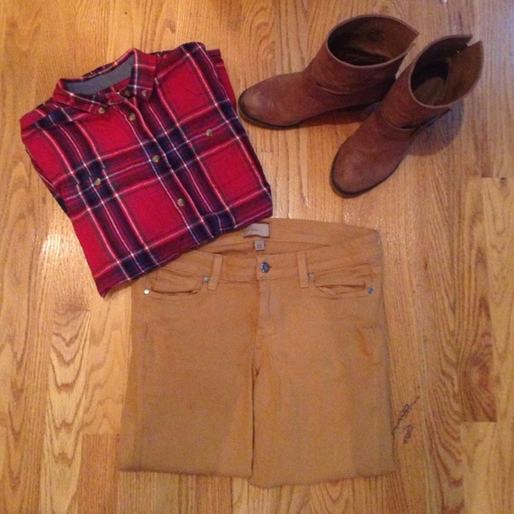 🎉MOVING SALE🎉 Paige Tan Skinny Jean Size 27