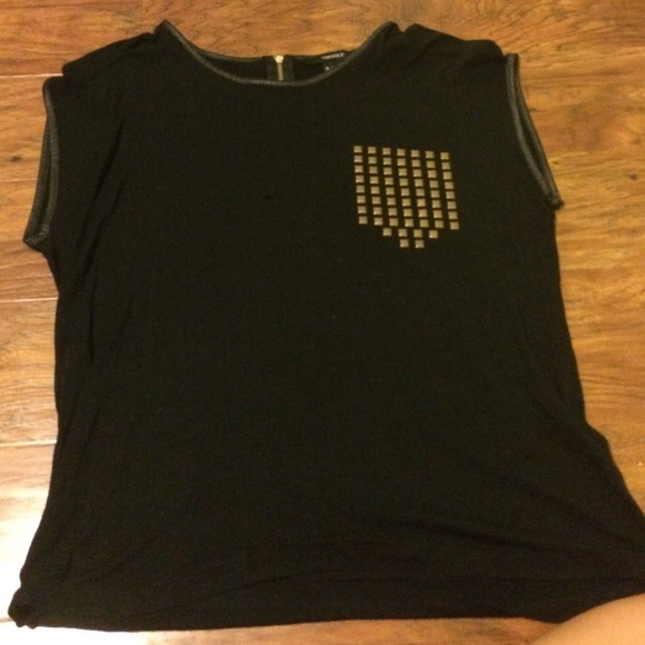 Black studded shirt