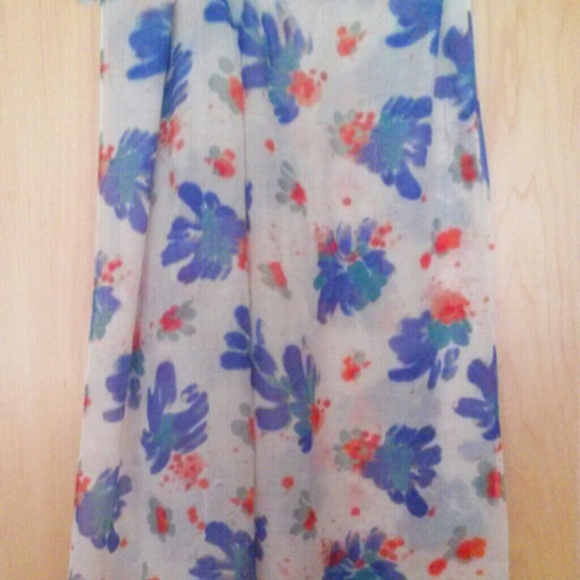 J. Crew Floral Scarf