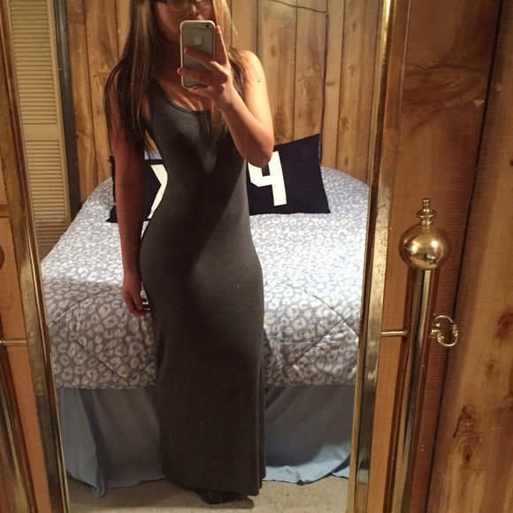 Wet Seal Dresses & Skirts - Gray Maxi Dress