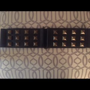 Black Studded Belt
