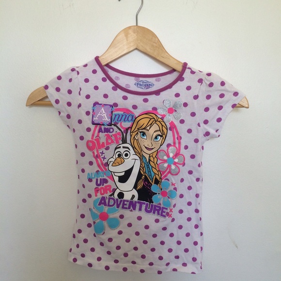 Frozen Anna And Olaf Short-Sleeved Tee