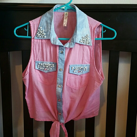 Western cute Crop top