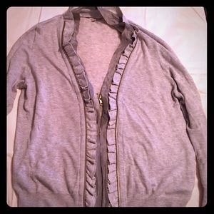 J Crew Zip Up Cardigan