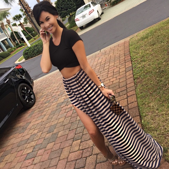 High Waisted Boutique Maxi Skirt