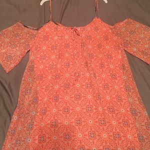 coral dress