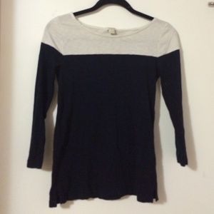 Jcrew colorblock tee