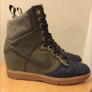 Nike Leather Wedge Boot- H2O Repellent