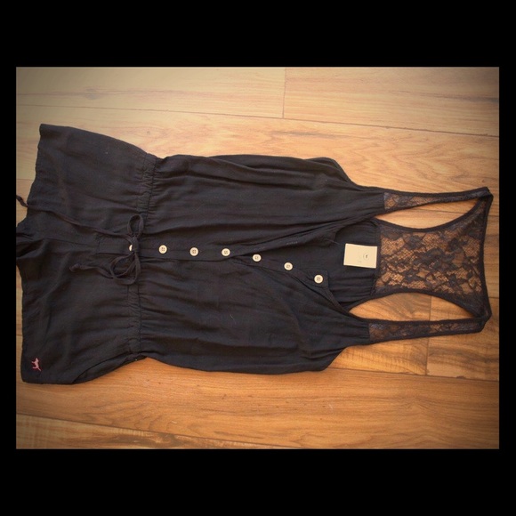 PINK Victoria's Secret Other - PINK Victoria's Secret Lace romper💕 Black XS