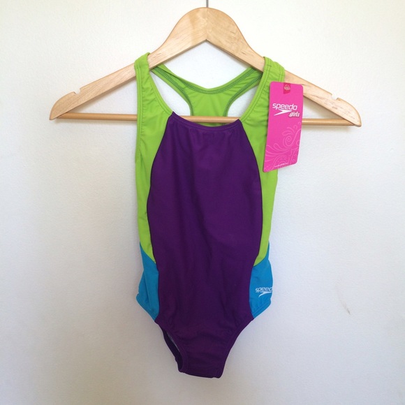 Speedo Girls "New Purple Haze" One Piece