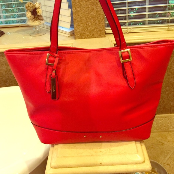 Kensie red tote