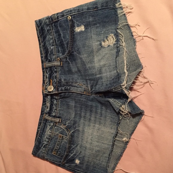 American Eagle Distressed Mini Shorts