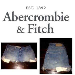 Abercrombie & Fitch denim mini skirt