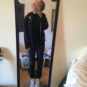 Dark high waisted jeans