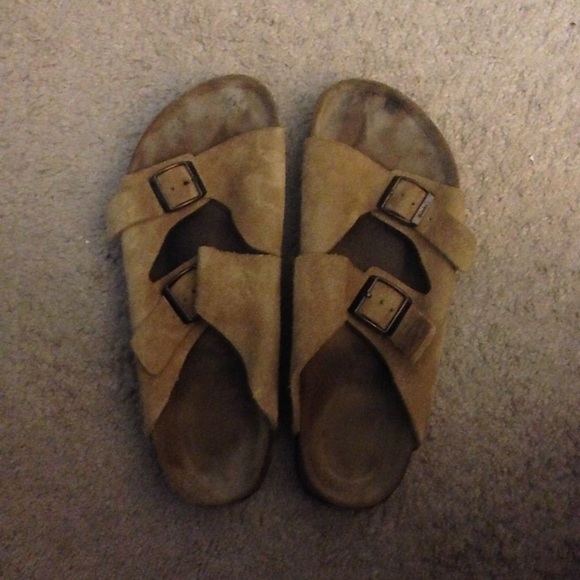 Tan Suede Birkenstocks