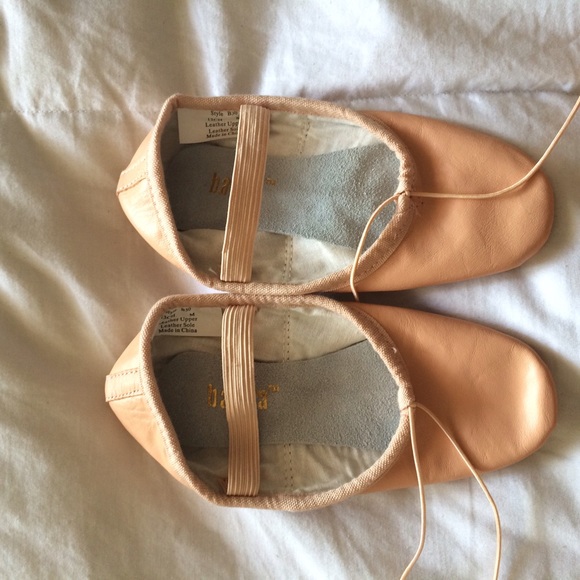 Tan Split Sole Ballet Shoe