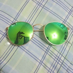Greenround ray-ban