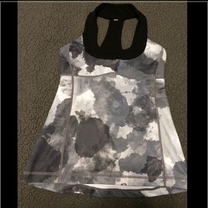 Lululemon black and grey tank!