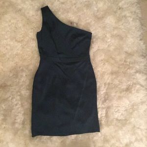 PRICE DROP! NWT One shoulder blue cocktail dress.