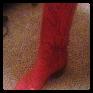 Red boots