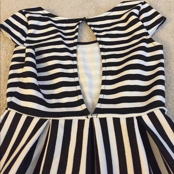 Black and white dress