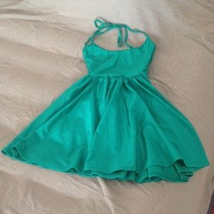 Teal skater dress