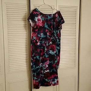 Avon Multi Colored Cap Sleeve Dress, NWOT, size XL