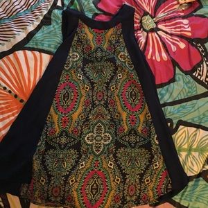 Colorful fun long shirt! Covers up to neck!