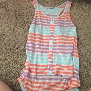 Stripped tank top
