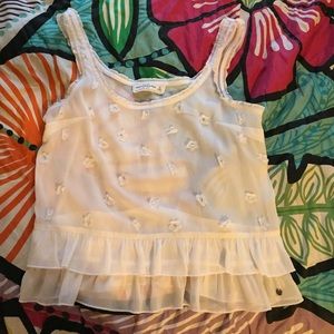Small Abercrombie top with followers