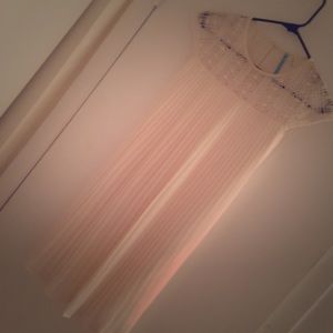 NWOT Beautiful White Chiffon Dress