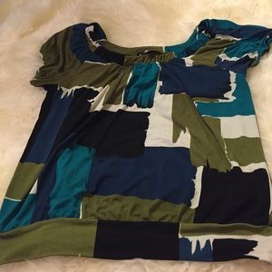 Autumn cap sleeve blouse