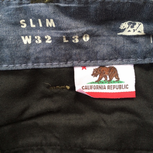 Bullhead Denim Green Pants Size 32/30 - Picture 2 of 4