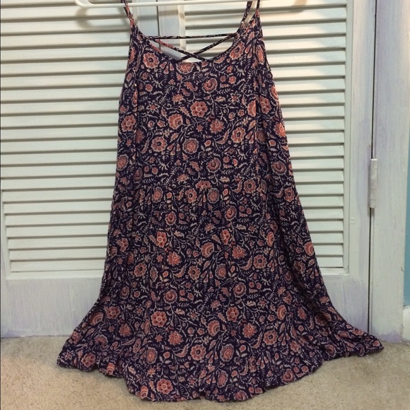 Flower loose flow dress
