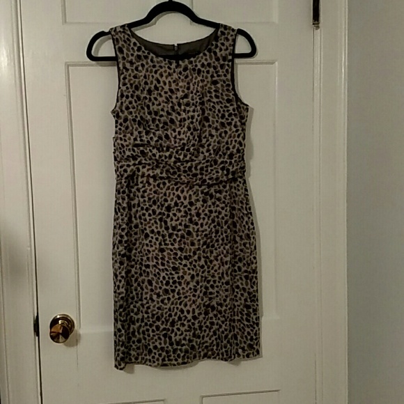 Ann taylor printed dress