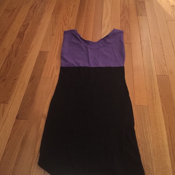 American apparel color block dress
