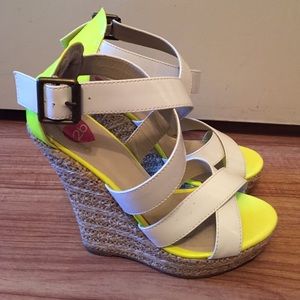 Bebe Wedge Sandals