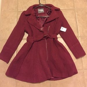 Maroon Coat/ Charlotte Russe